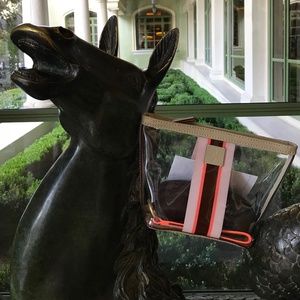 INDIA HICKS PINK SANDS POUCH